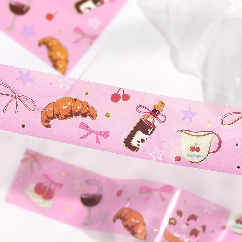 BGM LIFE Series Foil-stamped Clear Tape 20mm - Sweet Time