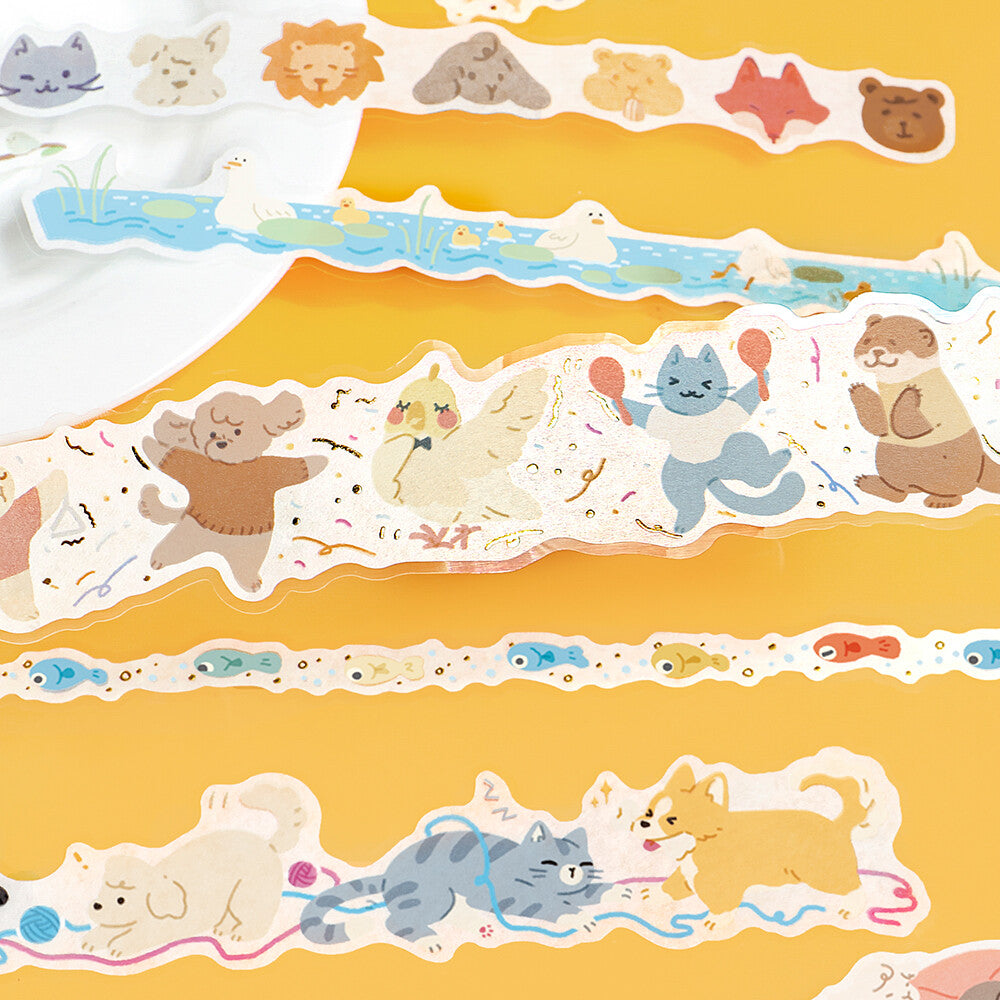 BGM Ligne Deco Sticker - Animal Friends - Default Title by Techo Treats Stationery