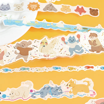 BGM Ligne Deco Sticker - Animal Friends - Default Title by Techo Treats Stationery