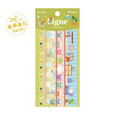 BGM Ligne Deco Sticker - House Colors - Default Title by Techo Treats Stationery