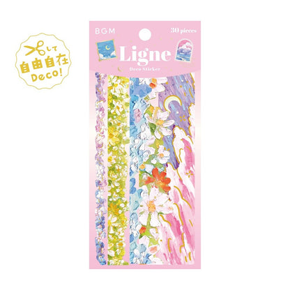 BGM Ligne Deco Sticker - Oil Painting - Default Title by Techo Treats Stationery