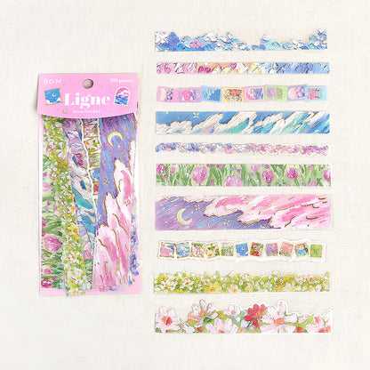 BGM Ligne Deco Sticker - Oil Painting - Default Title by Techo Treats Stationery