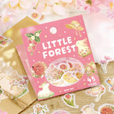 BGM Little Forest Foil-stamped Flake Seal - Pink - Default Title by Techo Treats Stationery
