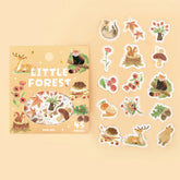 BGM Little Forest Foil-stamped Flake Seal - Yellow - Default Title by Techo Treats Stationery