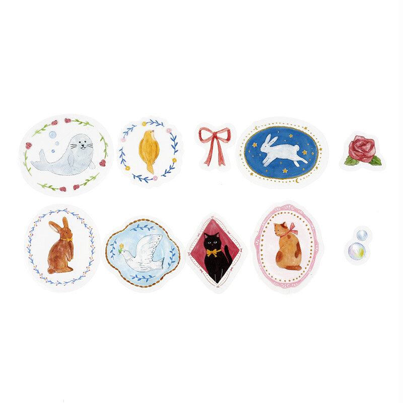 BGM Maiden Brooch Clear Seal - Animal - Default Title by Techo Treats Stationery