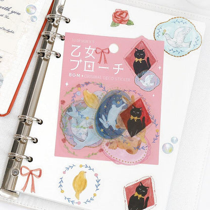 BGM Maiden Brooch Clear Seal - Animal - Default Title by Techo Treats Stationery