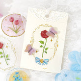 BGM Maiden Brooch Clear Seal - Flower - Default Title by Techo Treats Stationery