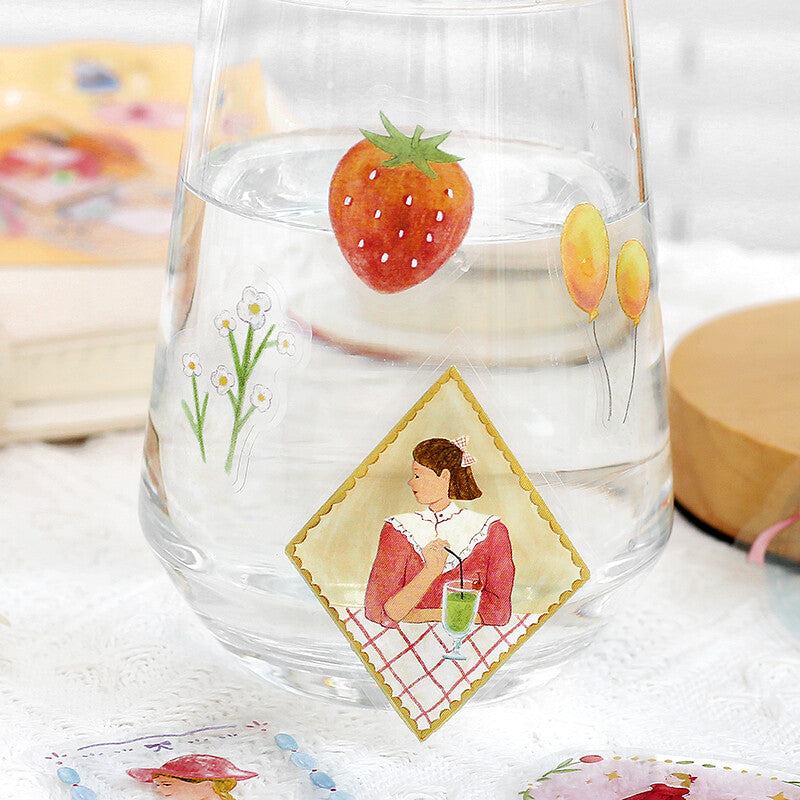 BGM Maiden Brooch Clear Seal - Girl - Default Title by Techo Treats Stationery