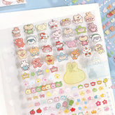 BGM Mini CUBE Seal Planner Sticker - Animal Palette - Default Title by Techo Treats Stationery