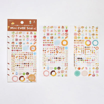 BGM Mini CUBE Seal Planner Sticker - Bite-sized Sweets - Default Title by Techo Treats Stationery