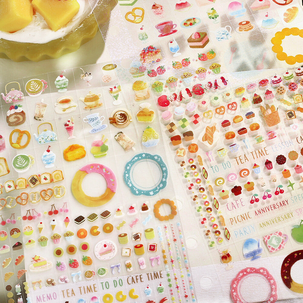 BGM Mini CUBE Seal Planner Sticker - Bite-sized Sweets - Default Title by Techo Treats Stationery