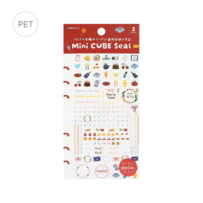 BGM Mini CUBE Seal Planner Sticker - Pencil Doodle - Default Title by Techo Treats Stationery