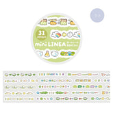 BGM mini LINEA Roll Sticker - Green - Default Title by Techo Treats Stationery