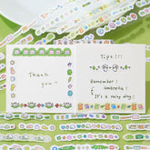 BGM mini LINEA Roll Sticker - Green - Default Title by Techo Treats Stationery