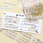 BGM mini LINEA Roll Sticker - Orange - Default Title by Techo Treats Stationery