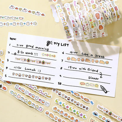 BGM mini LINEA Roll Sticker - Orange - Default Title by Techo Treats Stationery