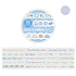 BGM mini LINEA Roll Sticker - Pale Blue - Default Title by Techo Treats Stationery