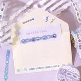 BGM mini LINEA Roll Sticker - Purple - Default Title by Techo Treats Stationery