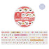 BGM mini LINEA Roll Sticker - Red - Default Title by Techo Treats Stationery