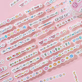 BGM mini LINEA Roll Sticker - Rose Pink - Default Title by Techo Treats Stationery