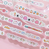 BGM mini LINEA Roll Sticker - Rose Pink - Default Title by Techo Treats Stationery