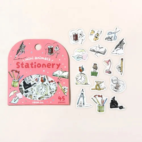BGM Mini Mini Animals Foil-stamped Flake Seal - Stationery - Default Title by Techo Treats Stationery