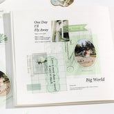 BGM Mix Seal Photo Flake Stickers - Side Whisper - Default Title by Techo Treats Stationery