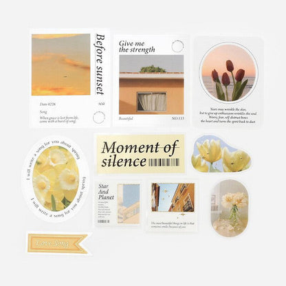 BGM Mix Seal Photo Flake Stickers - Sunny Day - Default Title by Techo Treats Stationery