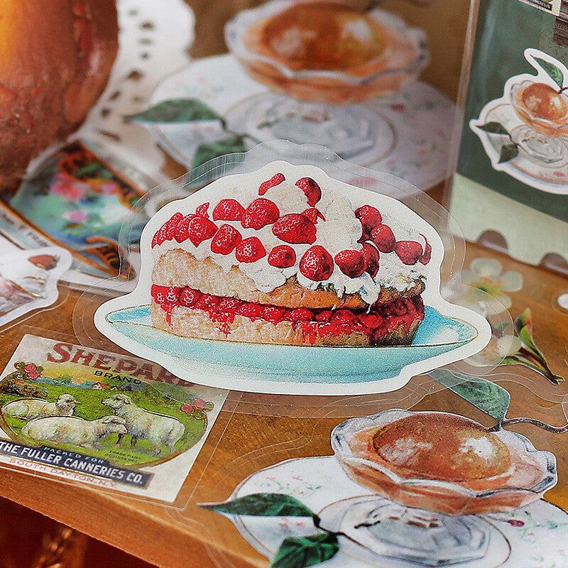 BGM Mix Seal Vintage Flake Stickers - Afternoon Time - Default Title by Techo Treats Stationery