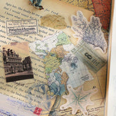 BGM Mix Seal Vintage Flake Stickers - Memory Trips - Default Title by Techo Treats Stationery
