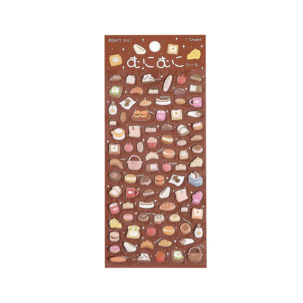 BGM Muni Muni Squishy Sticker - Mini Bread - Default Title by Techo Treats Stationery