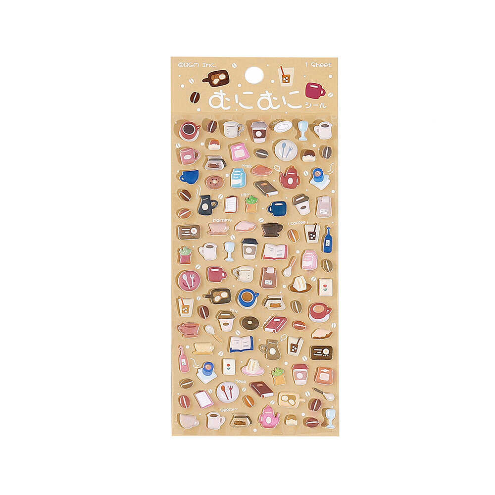 BGM Muni Muni Squishy Sticker - Mini Cafe - Default Title by Techo Treats Stationery