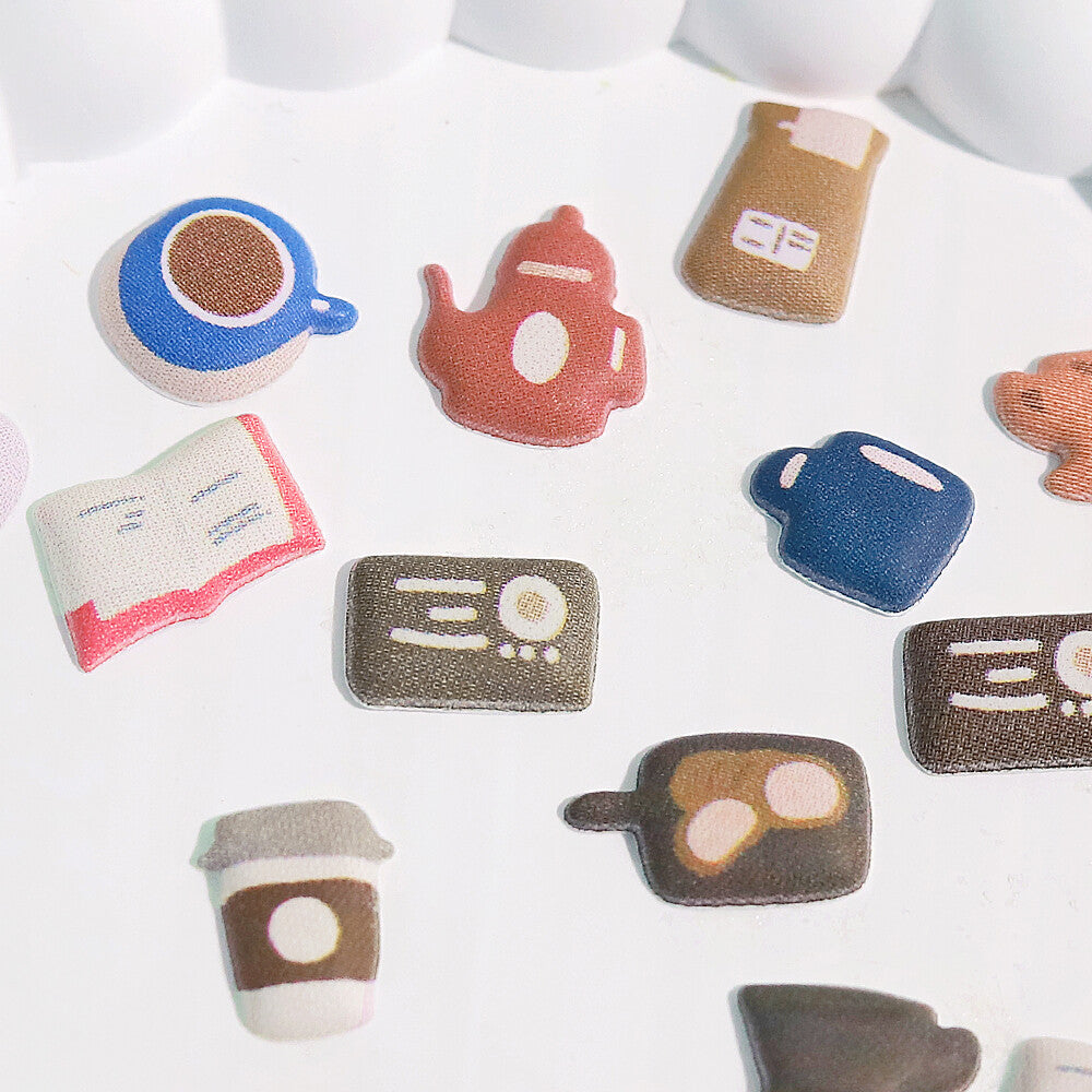 BGM Muni Muni Squishy Sticker - Mini Cafe - Default Title by Techo Treats Stationery