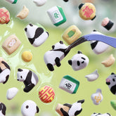 BGM Muni Muni Squishy Sticker - Mini Panda - Default Title by Techo Treats Stationery