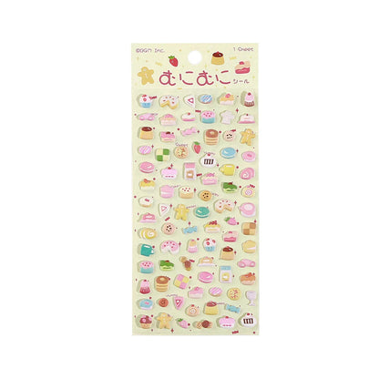 BGM Muni Muni Squishy Sticker - Mini Sweets - Default Title by Techo Treats Stationery