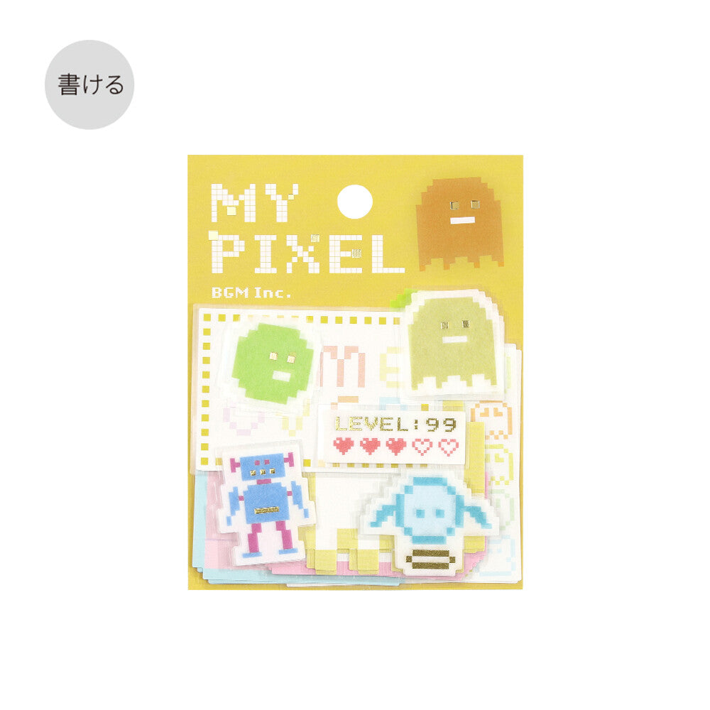 BGM My Pixel Memo Sticker - Game - Default Title by Techo Treats Stationery
