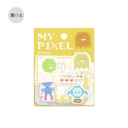 BGM My Pixel Memo Sticker - Game - Default Title by Techo Treats Stationery