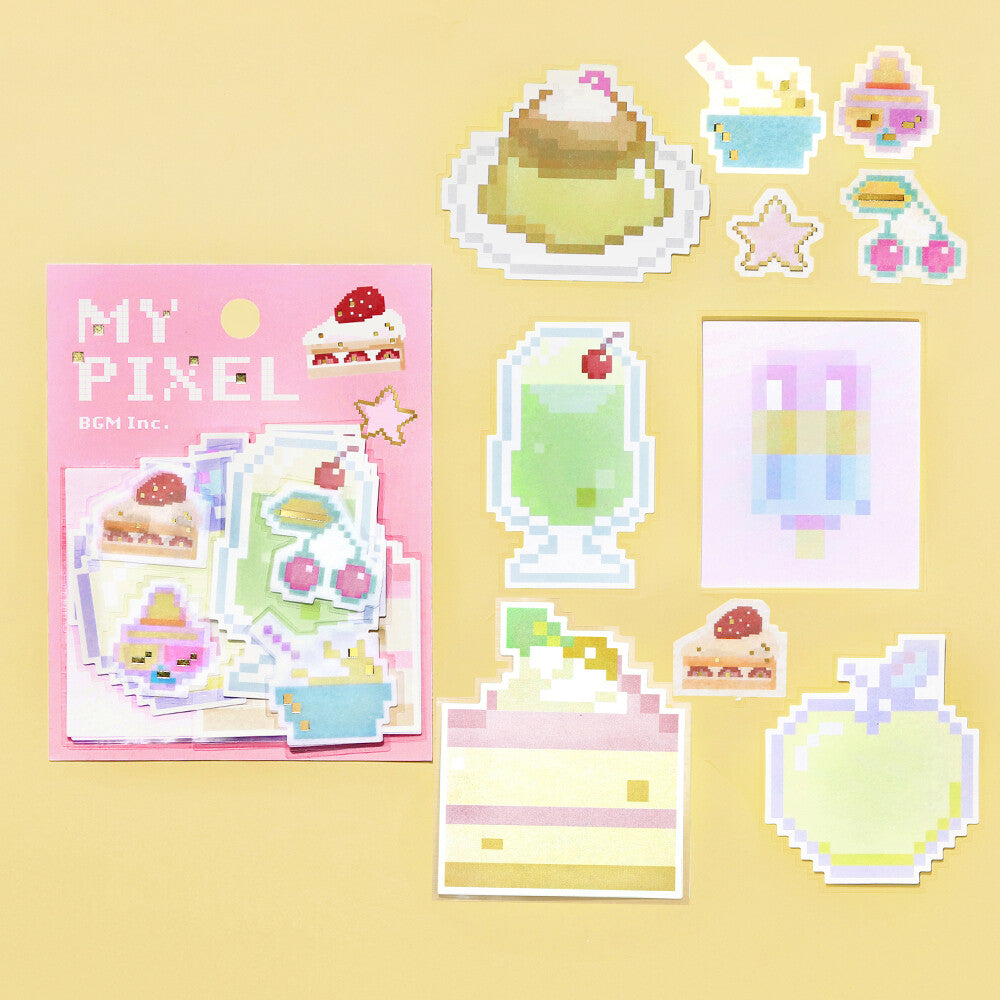 BGM My Pixel Memo Sticker - Hey Let&