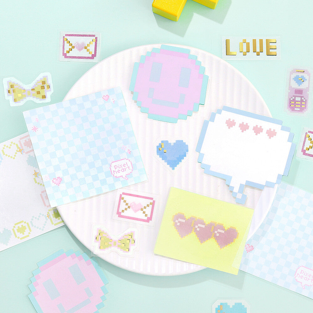BGM My Pixel Memo Sticker - Message - Default Title by Techo Treats Stationery