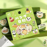 BGM Panda Days Foil-stamped Flake Seal - Cafe - Default Title by Techo Treats Stationery