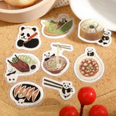 BGM Panda Days Foil-stamped Flake Seal - Cooking - Default Title by Techo Treats Stationery