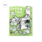 BGM Petit Puppy Clear Sticker - Green - Default Title by Techo Treats Stationery