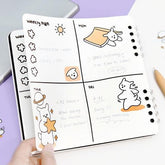BGM Petit Puppy Clear Sticker - Yellow - Default Title by Techo Treats Stationery