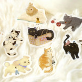 BGM Petit Story Foil-stamped Flake Seal - Animal - Default Title by Techo Treats Stationery