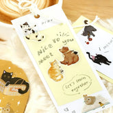 BGM Petit Story Foil-stamped Flake Seal - Animal - Default Title by Techo Treats Stationery