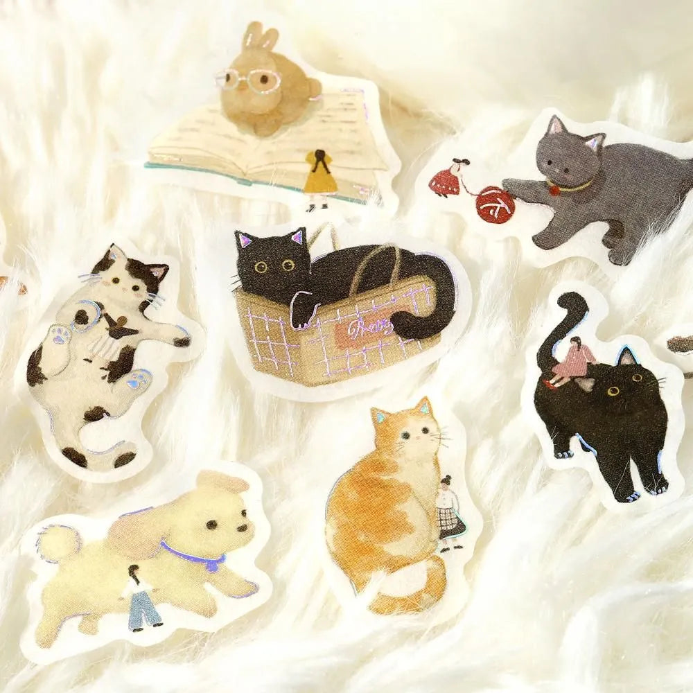 BGM Petit Story Foil-stamped Flake Seal - Animal