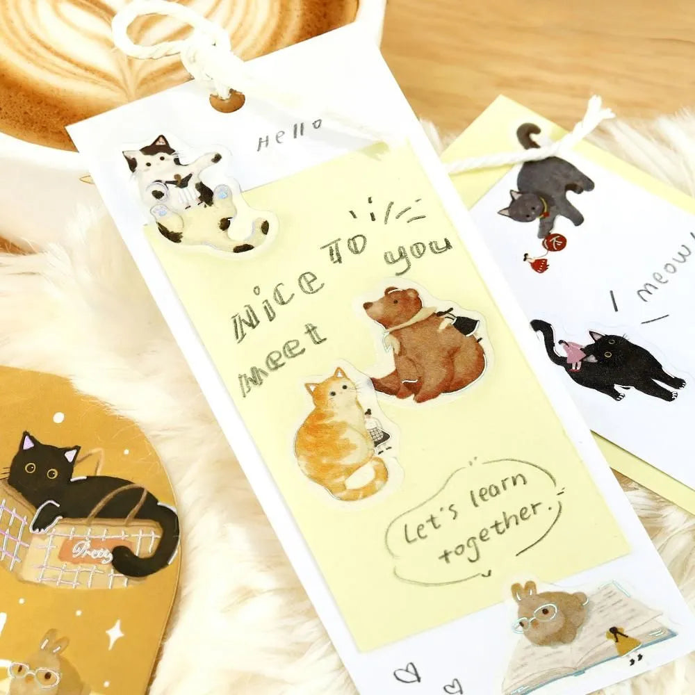 BGM Petit Story Foil-stamped Flake Seal - Animal