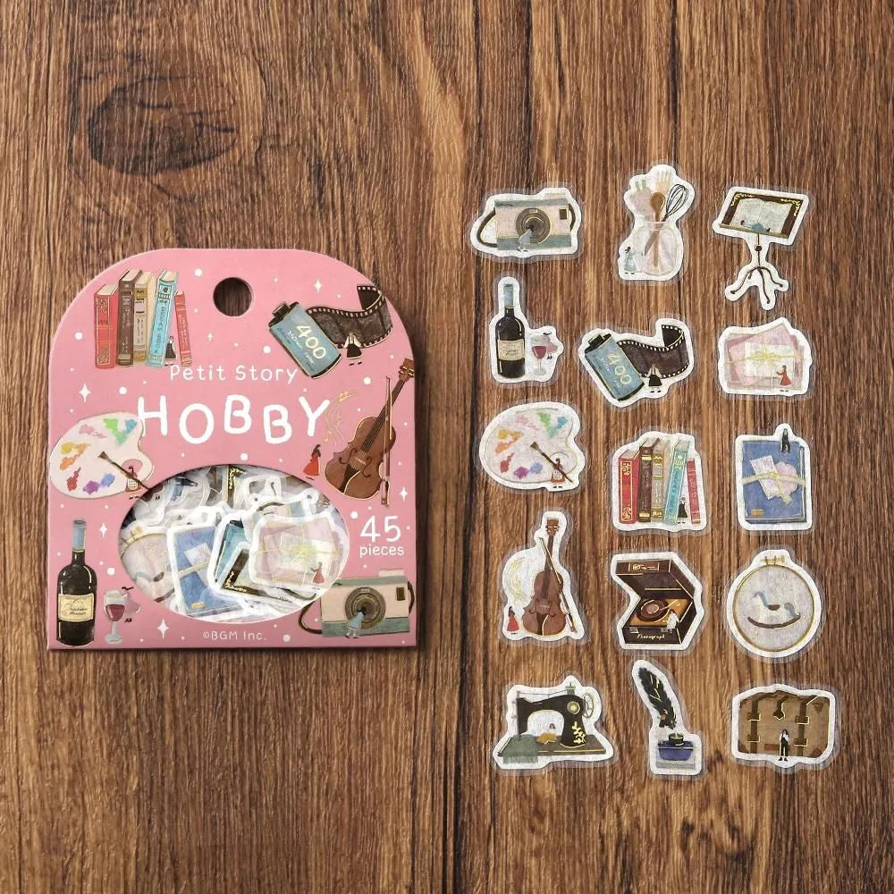 BGM Petit Story Foil-stamped Flake Seal - Hobby