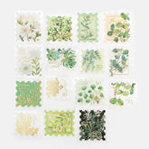 BGM Plant Encyclopaedia Foil-stamped Flake Seal - Green - Default Title by Techo Treats Stationery