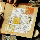 BGM Plant Encyclopaedia Foil-stamped Flake Seal - Yellow - Default Title by Techo Treats Stationery
